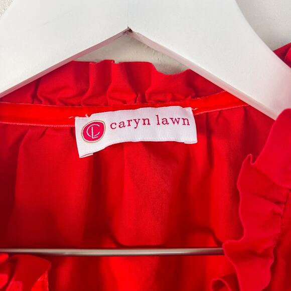 Caryn Lawn Erin Red Dress • One Size • Women’s Casual Mini - Picture 6 of 7